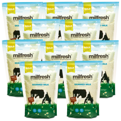 Milfresh Gold Granulated Skim Milk - 10 x 500g Bags